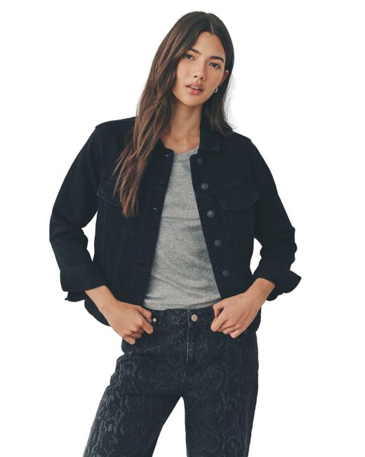 Next Blue Figurbetonte Jeansjacke (1-St)