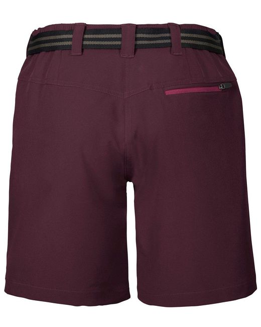 Killtec Purple Funktionsshorts KOS 19 WMN BRMDS Wasserabweisend mit Gürtel