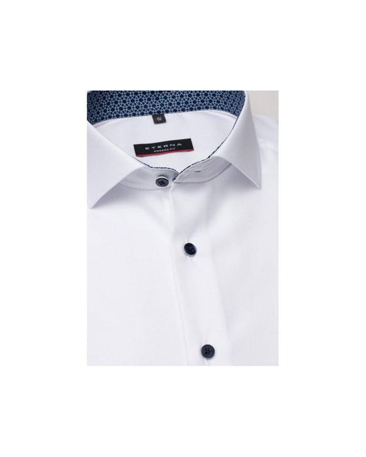 Eterna Businesshemd weiß (1-tlg., keine Angabe) in Blau für Herren | Lyst DE