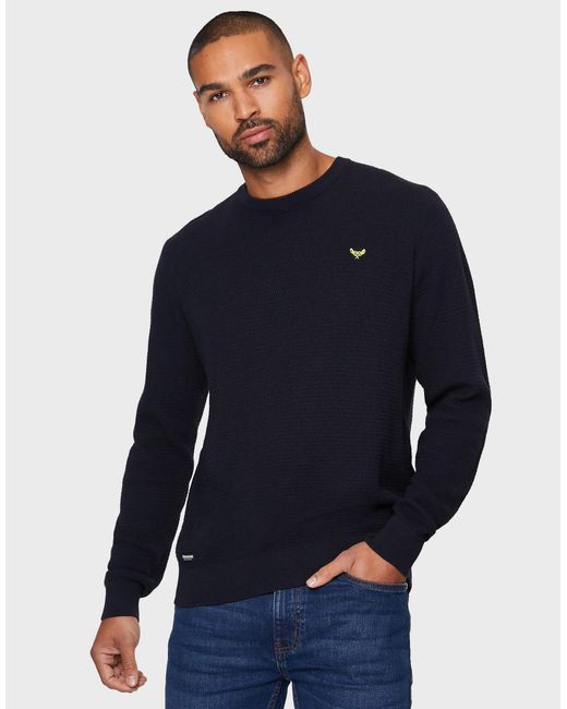 Threadbare Strickpullover Pitkin in Blue für Herren