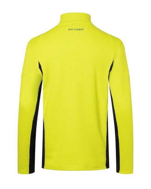 Spyder Fleecepullover Bandit Half Zip Jacket Fleece Pullover 205028 327 in Yellow für Herren