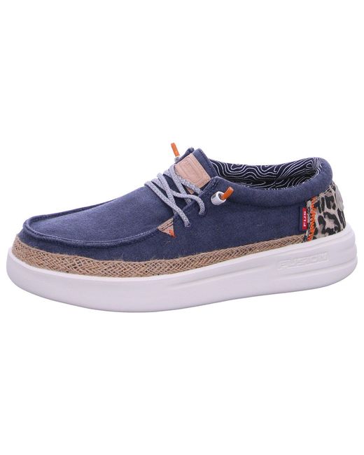 Fusion Blue Schnürschuh