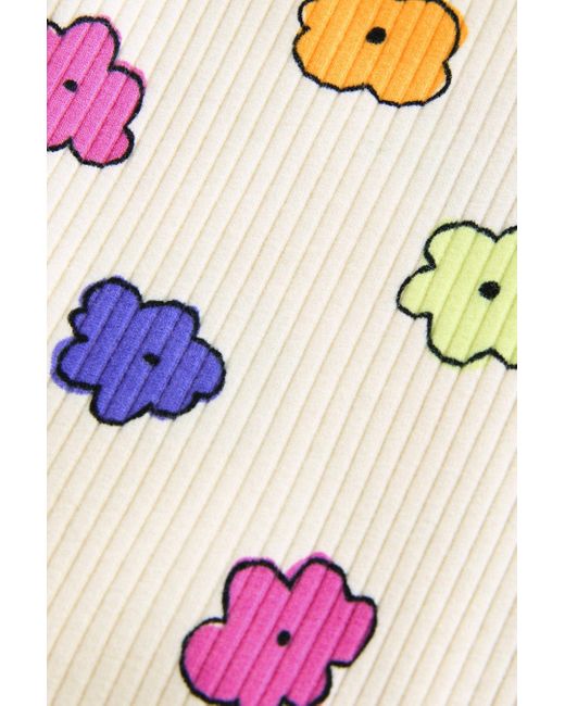 Next Pink Leggings Gerippte Hose mit weitem Bein (1-tlg)