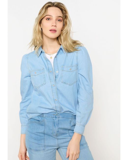 LOLALIZA Blue Langarmbluse