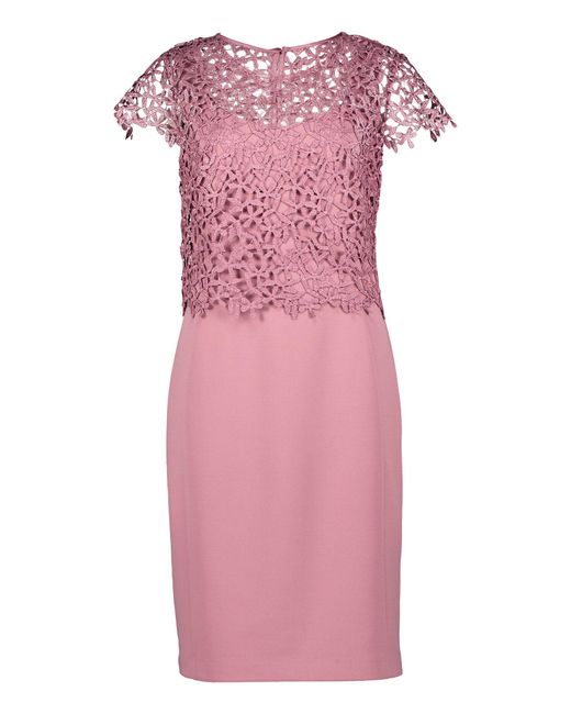 Vera Mont Pink A-Linien- Kleid Kurz 1/2 Arm