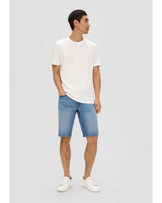 S.oliver Stoffhose Jeans-Shorts / Regular Fit / Mid Rise in Blue für Herren