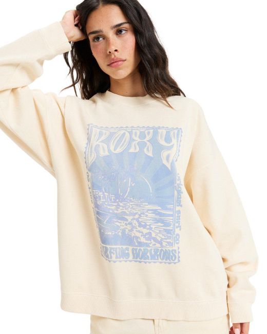 Roxy Blue Sweatshirt Lineup