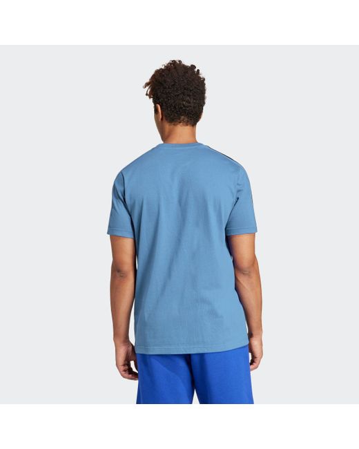 Adidas Shirt M 3S SJ T in Blue für Herren