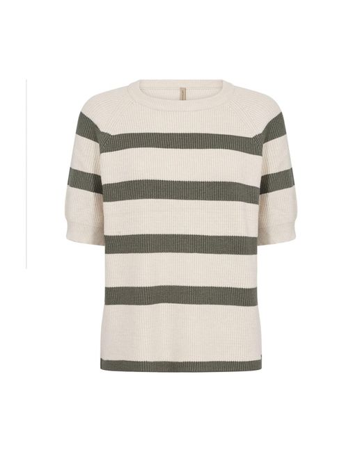 Soya Concept Natural Kurzarmpullover