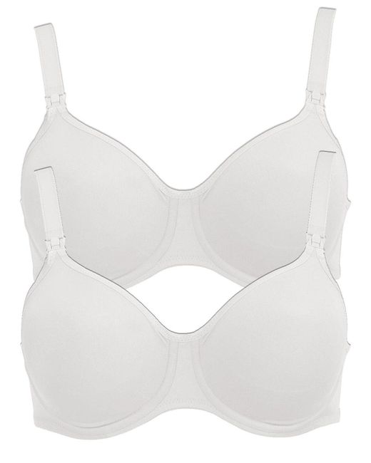 Rosa Faia White : - Still BH mit Bügel Basic (Spar-Set, 2-tlg) Stillfunktion