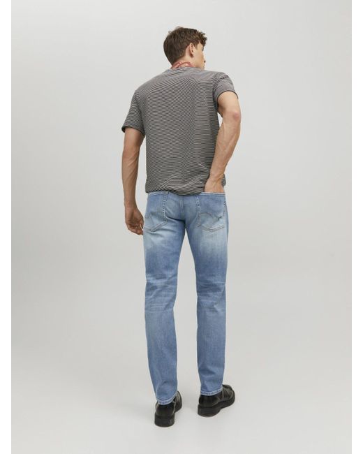 Jack & Jones Regular-fit-Jeans Mike Original (1-tlg) in Blue für Herren
