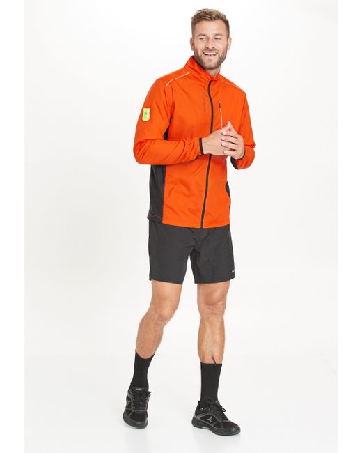 ELITE LAB LAB Laufjacke Shell Heat X1 Elite mit wind- und wasserdichter Funktion in Orange für Herren