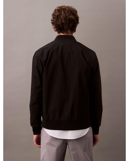 Calvin Klein Bomberjacke MATTE BOMBER mit Label in Black für Herren