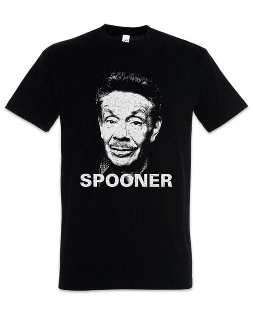 Urban Backwoods Print- Spooner T-Shirt King WWAD Of Arthur Queens What Would Do Doug in Black für Herren