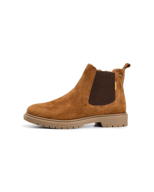 Camel Active Brown Aus echtem Leder Stiefelette