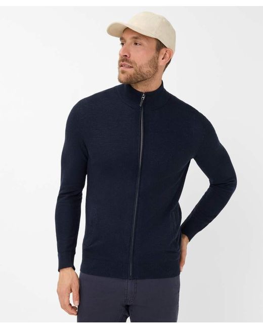Brax 2-in-1-Strickjacke in Blue für Herren