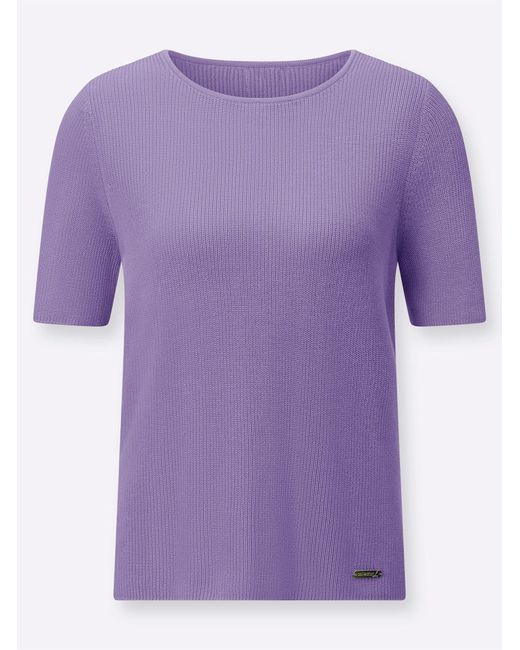 WITT Purple Strickjacke Twin-Set