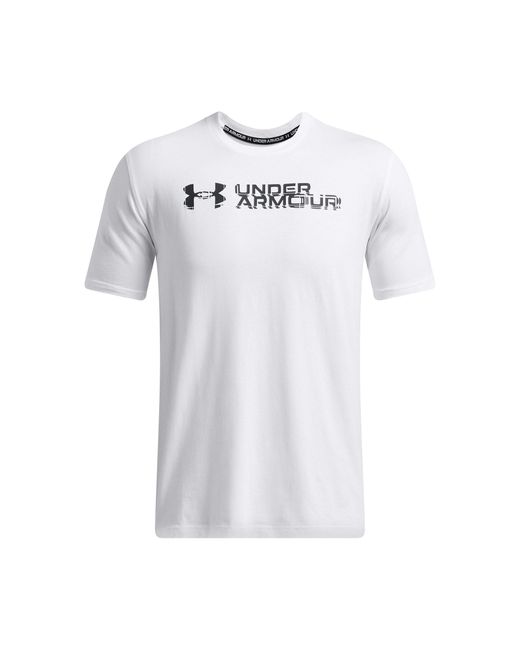 Under Armour ® - T-Shirt SLICED WM 60/40S SS 1386807 in White für Herren
