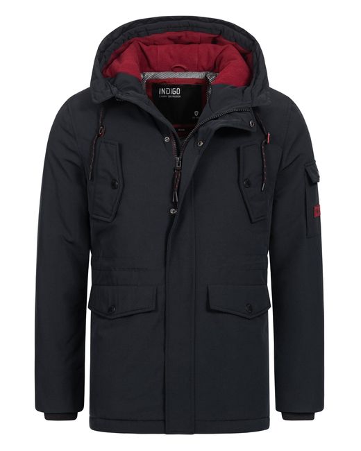 INDICODE Winterjacke Ocala in Black für Herren