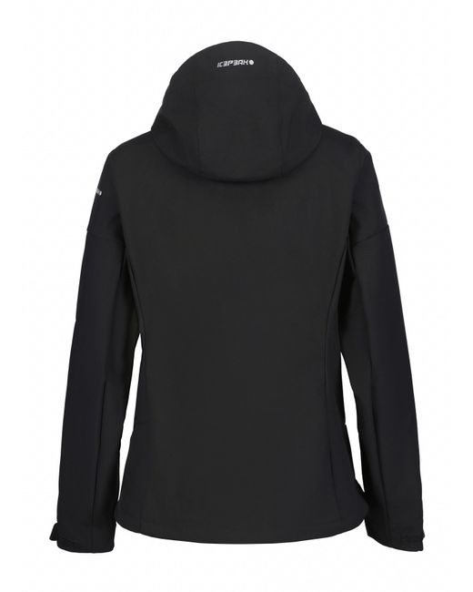 Icepeak Black D SOFTSHELLJACKE BATHGATE (1-St) Wasserabweisend