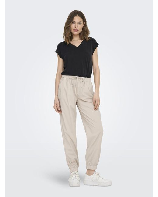 ONLY Black Langarmbluse ONLFree Top