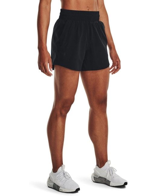 Under Armour Black ® Funktionsshorts FLEX WOVEN SHORT 5IN WHITE