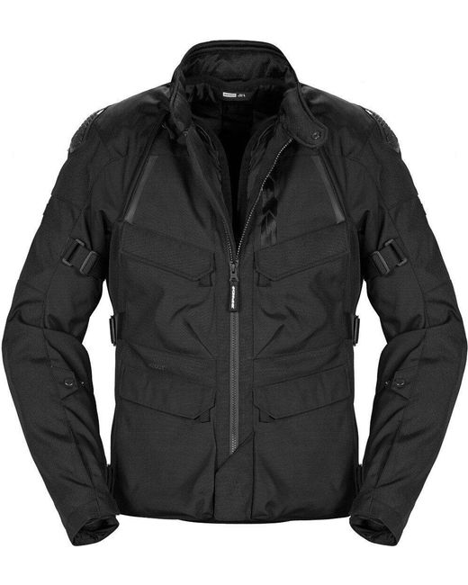 SPIDI Motorradjacke RW H2Out Motorrad Textiljacke in Black für Herren