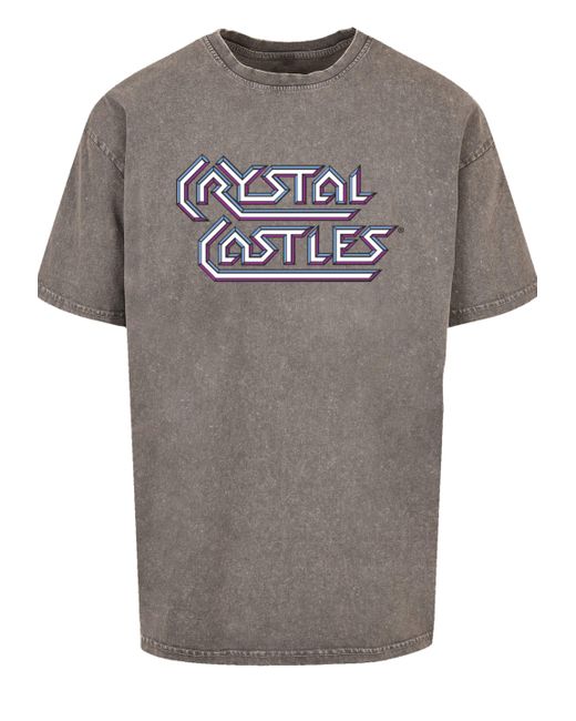 F4NT4STIC Shirt Atari Crystal Castles Retro Gaming Premium Qualität in Gray für Herren