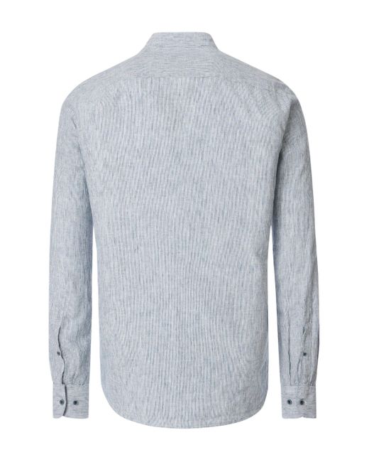 CASA MODA Langarmhemd in Blue für Herren