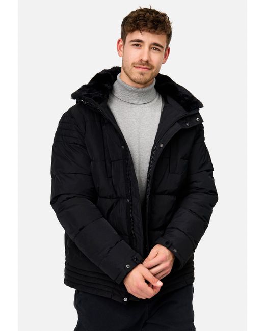 INDICODE Winterjacke INBlaise in Black für Herren