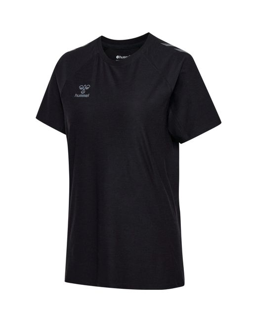 Hummel Black T-Shirt hmlCIMA 2.0 JERSEY /S WOMAN 227924