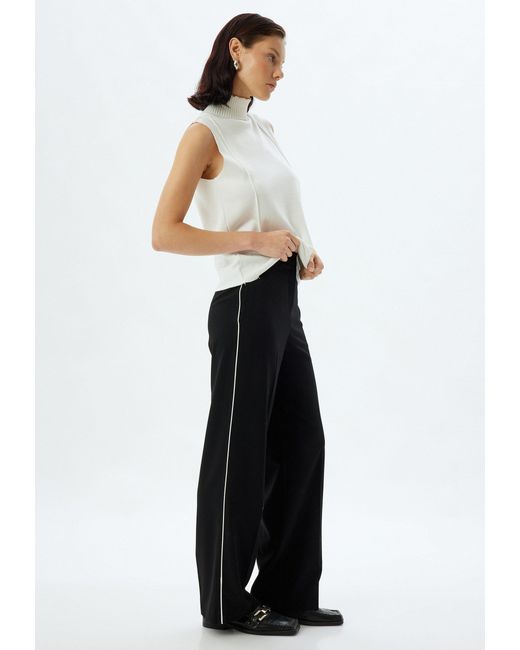 Koton Blue Palazzohose Normale Leibhöhe Wide Leg