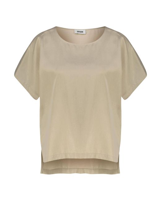 Drykorn Natural Klassische Bluse Blusenshirt mit Cupro CORAMY Relaxed Fit (1-tlg)