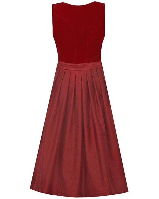 Marjo Red Dirndl 'Nussdorf' 921070, Rocklänge 70cm