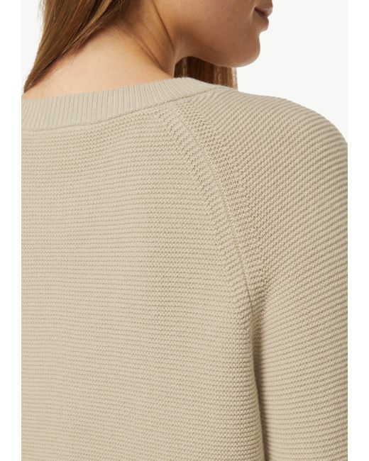 comma casual identity Natural Kurze Strickjacke mit Raglanärmeln