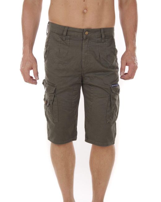 Cipo & Baxx & Bermudas Cargo Bermuda Shorts CK161 in Green für Herren