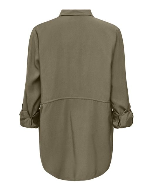Jdy Green Langarmbluse YOLLI (1-tlg) Plain/ohne Details