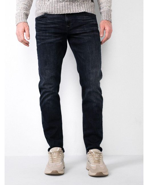 Petrol Industries Slim Straight Fit Jeans Seaham Tracker in Blue für Herren