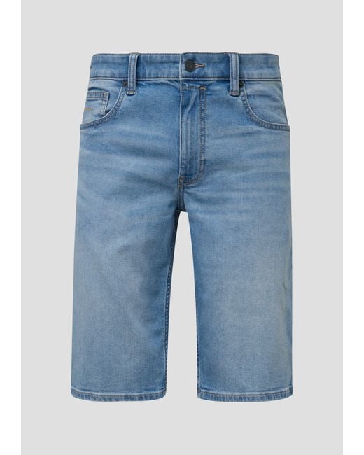 S.oliver Stoffhose Jeans-Shorts / Regular Fit / Mid Rise in Blue für Herren