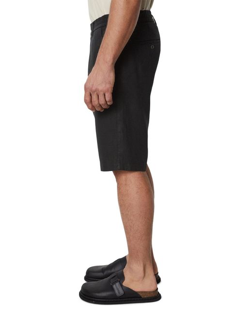 Marc O' Polo Shorts aus reinem Leinen in Black für Herren