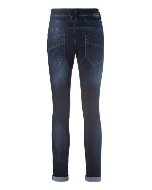 Gang Blue Slim-fit-Jeans 94New Georgina mit charakteristischen Abnähern quer über den Oberschenkel