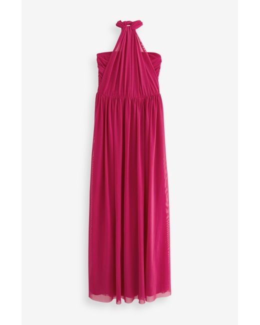 Next Pink Jerseykleid Multiway-Brautjungfernkleid aus Mesh (1-tlg)