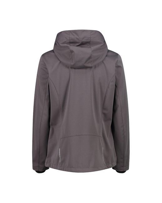 CMP Gray Trekkingjacke Softhell woman Kapuze Terra