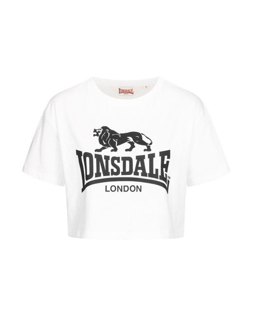 Lonsdale Multicolor T-Shirt Cropped GUTCH COMMON