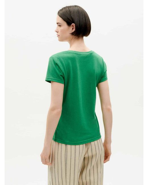 Thinking Mu Green T-Shirt Hemp Regina