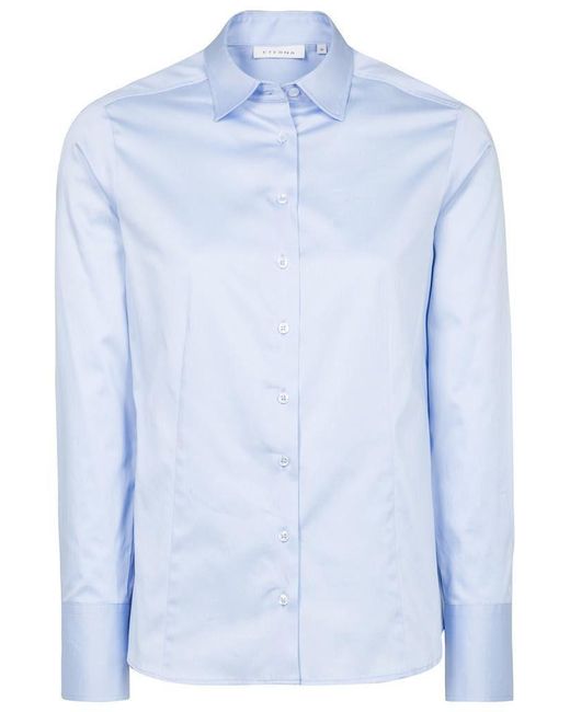 Eterna Blue Blusenshirt Bluse 5352 D708