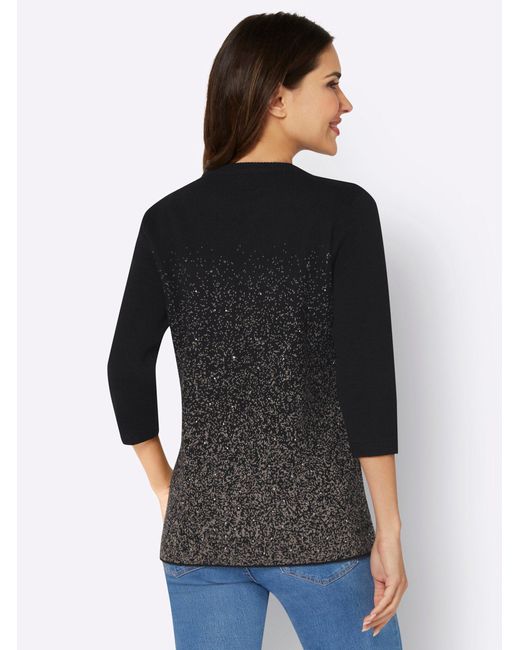 Sieh an! Black Strickpullover Pullover