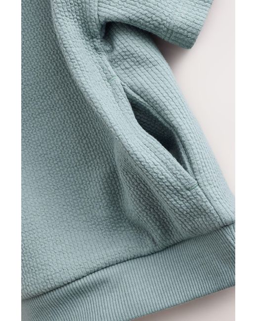 Next Pullover & Strukturierter Jersey-Hoodie und Shorts, Set (2-tlg) in Blue für Herren