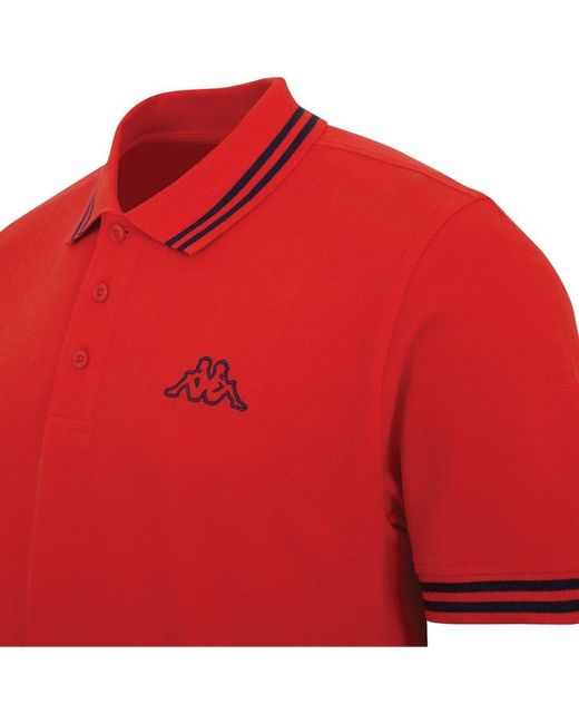 Kappa Poloshirt in Red für Herren