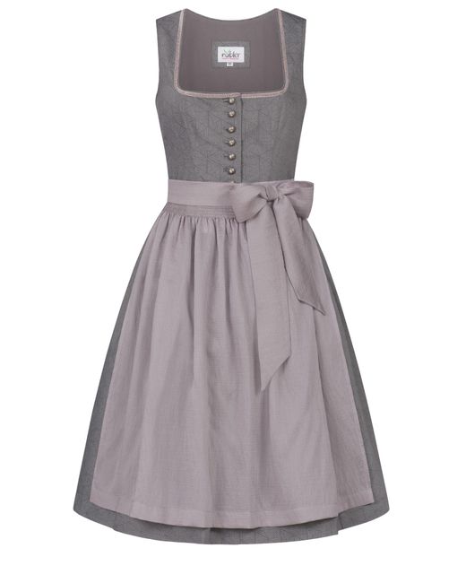Nübler Gray Ü Trachtenkleid Mididirndl Fabiane in Schiefer von
